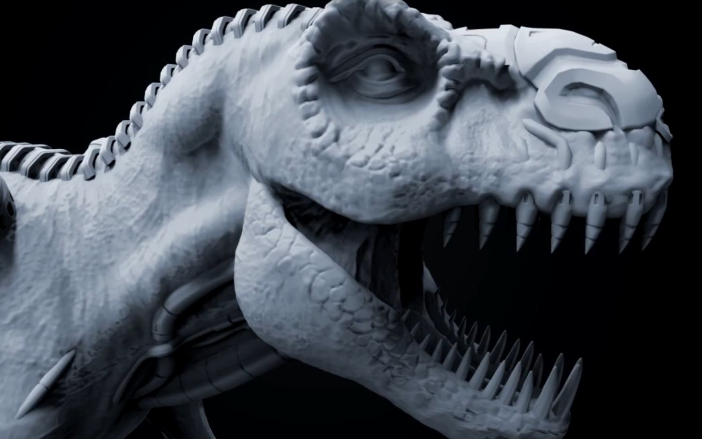 看大神如何用zbrush雕刻恐龙