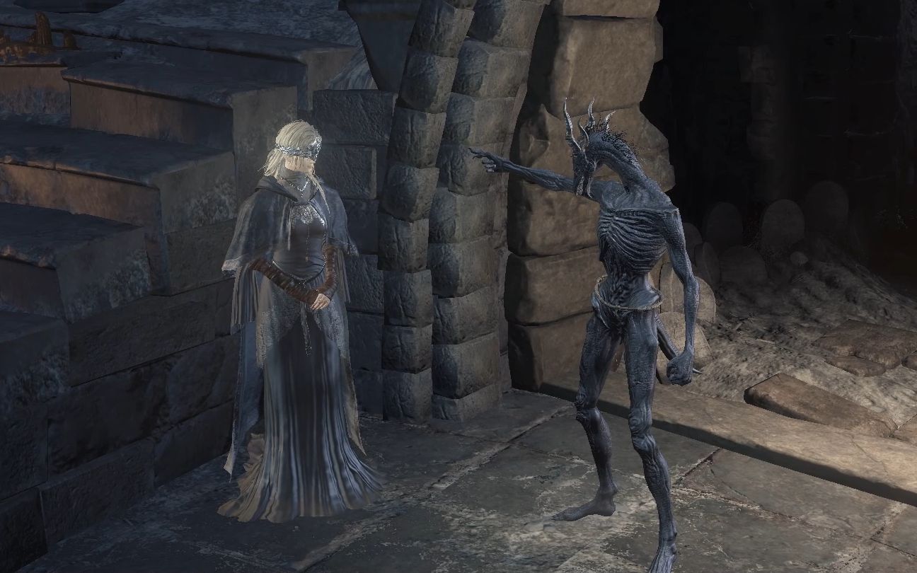 黑暗之魂3空脚无伤防火女