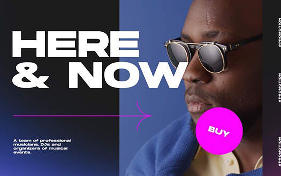 ae模板时尚大气潮牌服装个性大标题视频相册幻灯片企业活动宣传片头