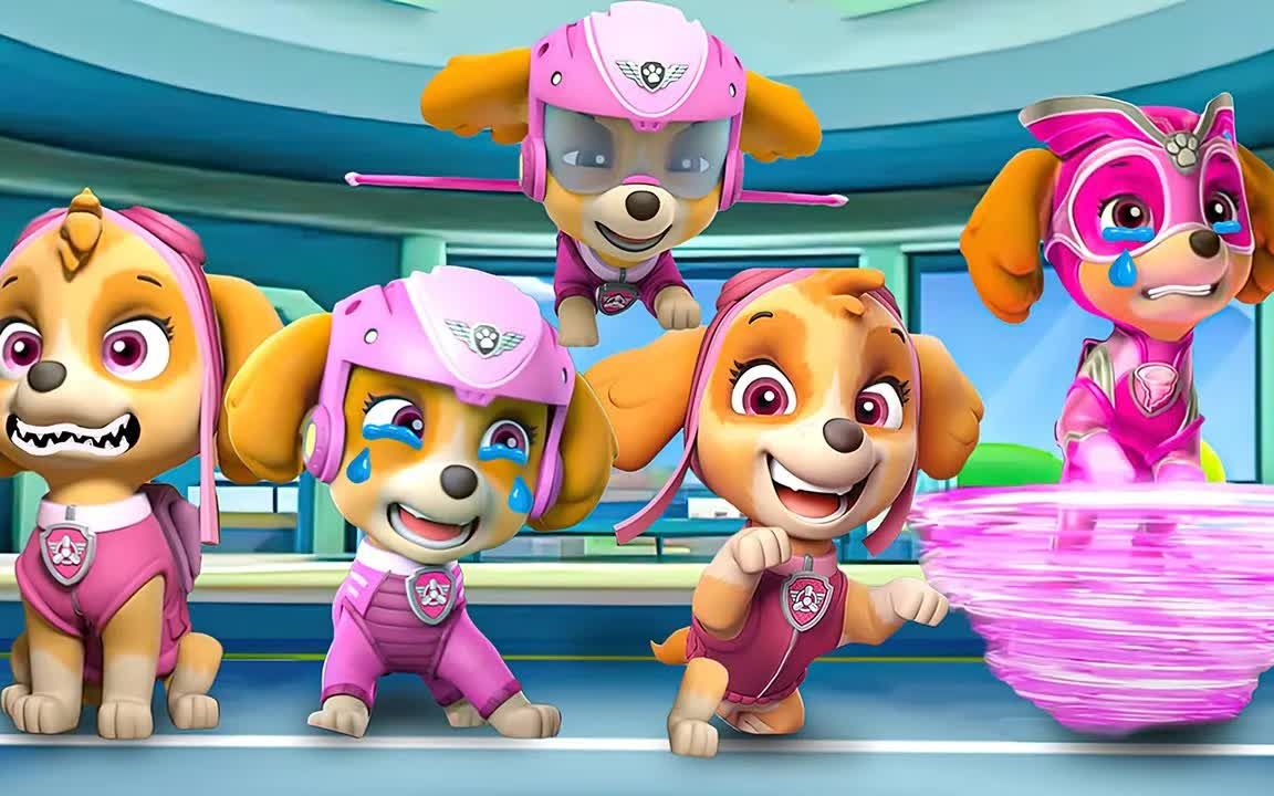 米乐玩具屋:莱德队长被恐龙围困,紧急呼叫汪汪队