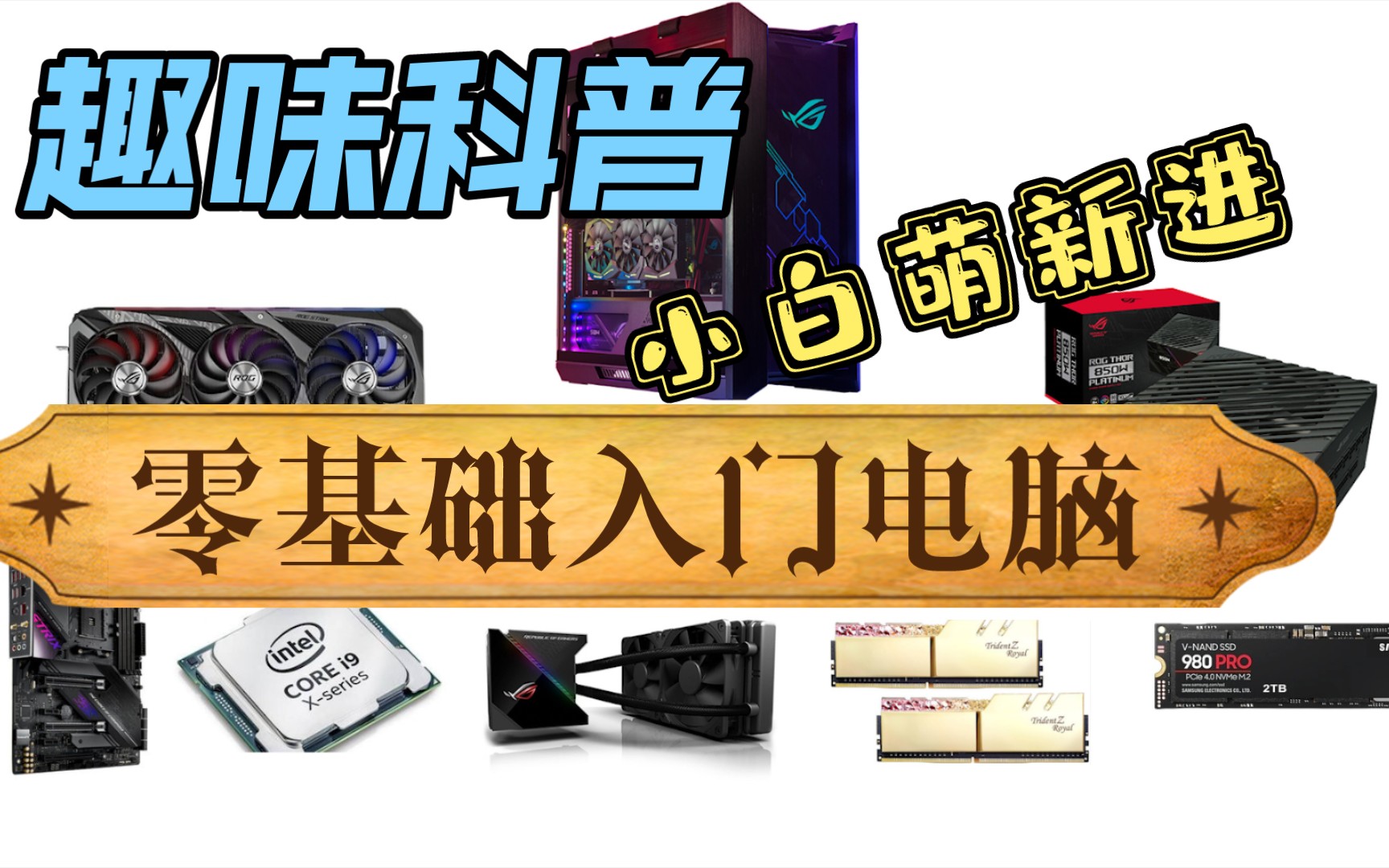 【日环】零基础入门电脑硬件哔哩哔哩bilibili