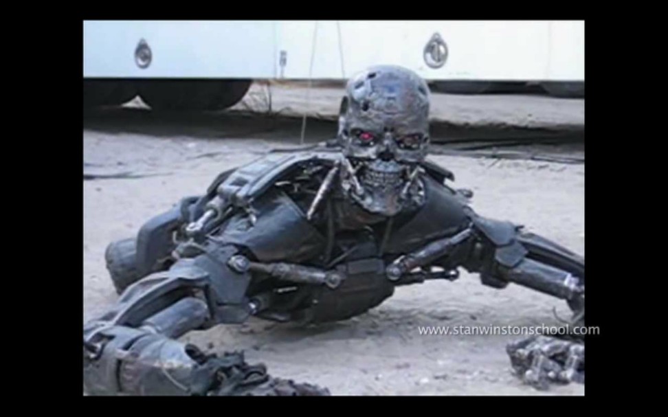 [图]终结者 2018 幕后 T-600 木偶排练 | Stan Winston 工作室