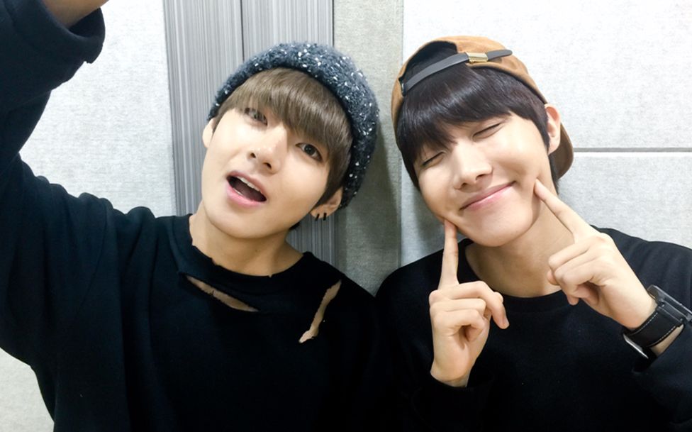 【bts】【vhope】first kiss (霜花粉红剪辑)