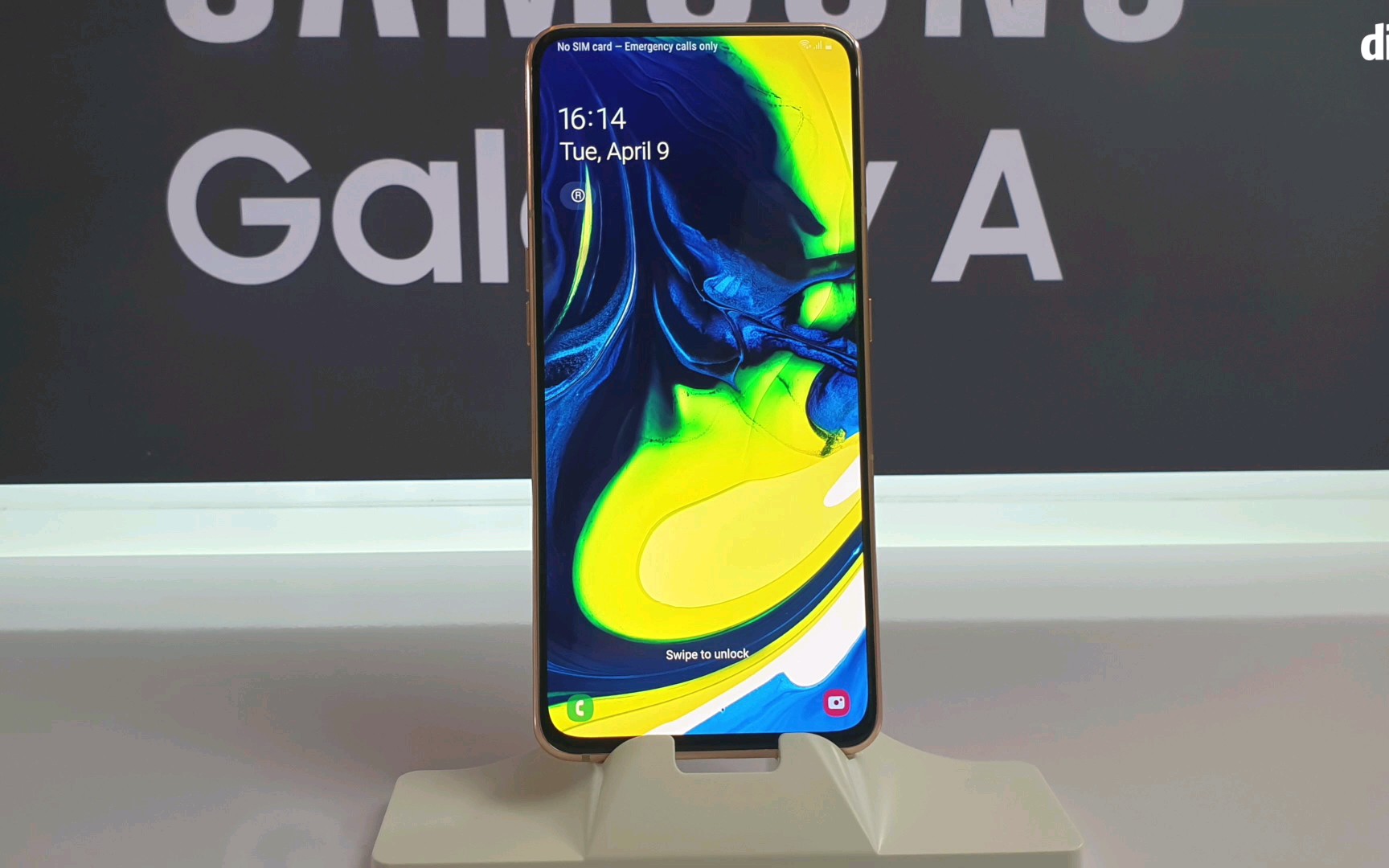 星粉堂三星galaxya80现场上手体验升降旋转三镜头非常酷炫