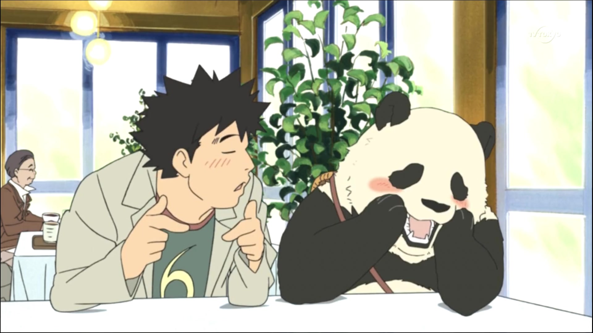 【白熊咖啡厅】"被夸"可爱的胖达君 又被暴击的半田君