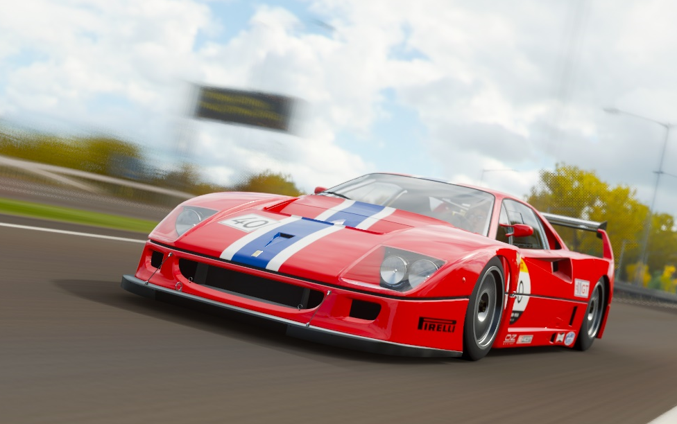 【地平线4测评嘚哔嘚】法拉利f40 competizione