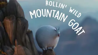 圆滚滚的动物系列更新啦《山羊》