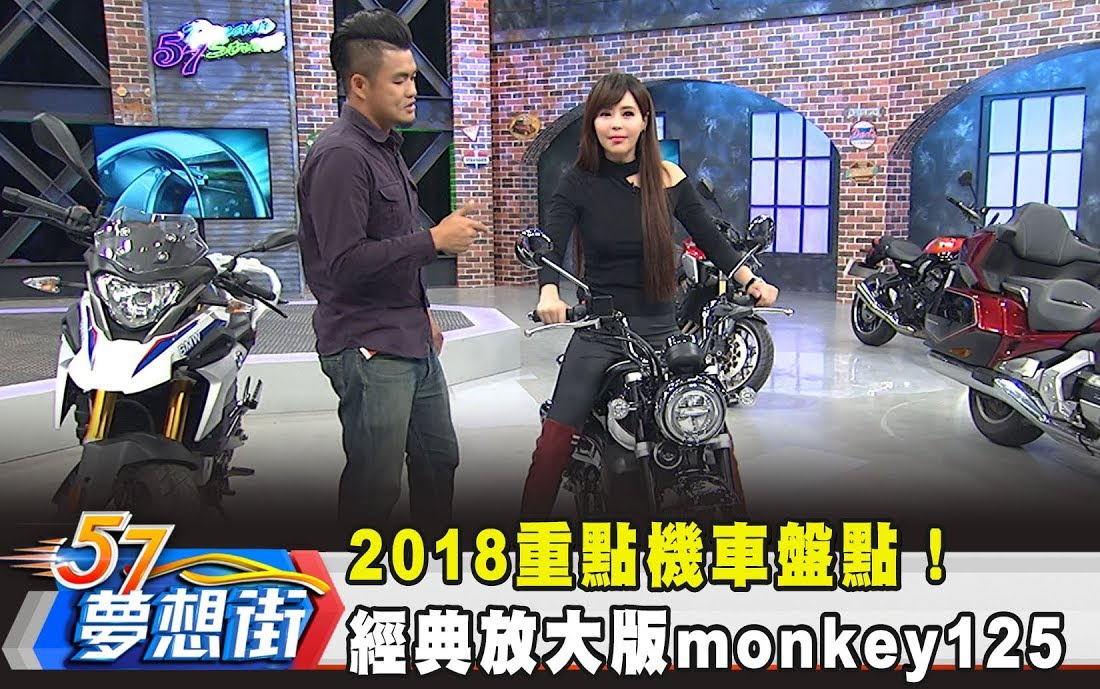 [图]2018重点摩托大盘点！经典复刻monkey125《梦想街57号 预约你的梦想》2019.02.13