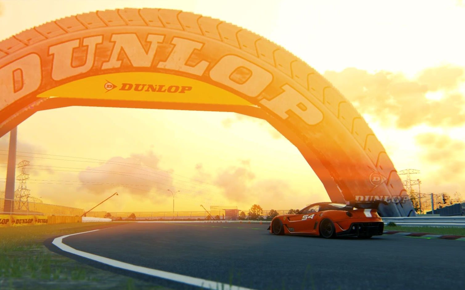 筑波的太阳真的猛ferrari599xxevo日本筑波赛道53727s