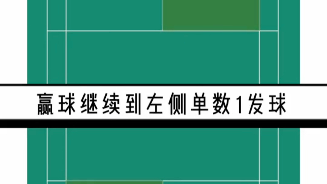 𐟎‰羽毛球场你不得不知道的知识!𐟌Ÿ这是一片标准羽毛球场的前场、中场、后场. 𐟎ˆ左侧单数发球区,右侧双数发球区,右侧双数区0开始发球#羽毛...