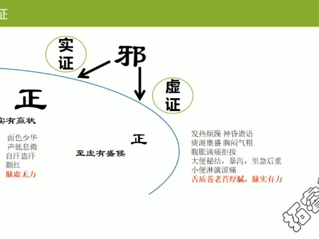 中醫診斷學-八綱辨證2