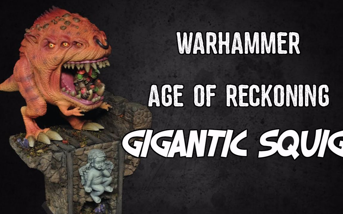 warhammer战锤史古格兽模型上色