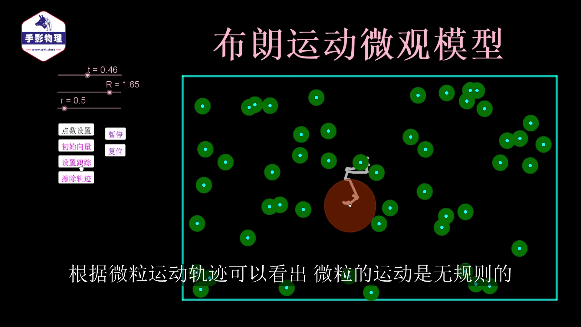 分子热运动布朗运动图片