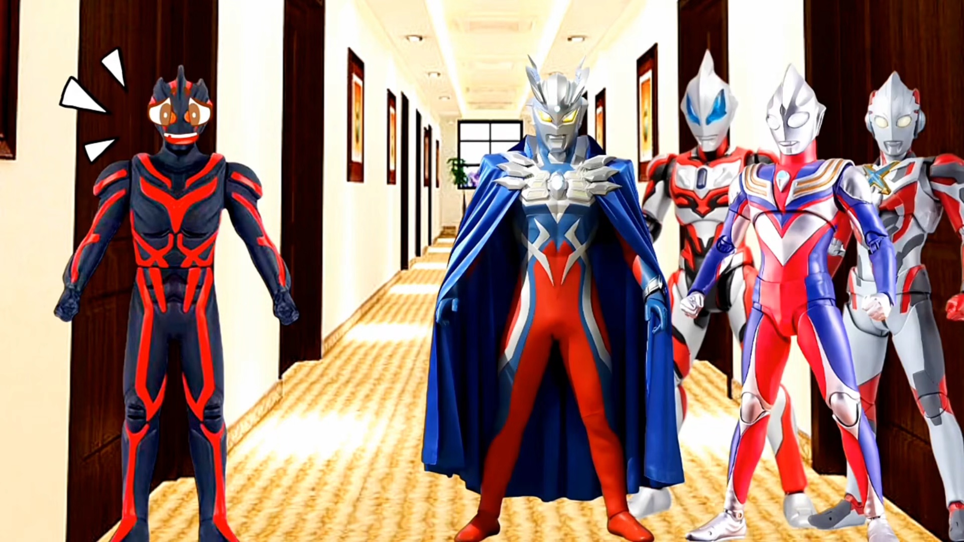 奥特曼家里在干什么?