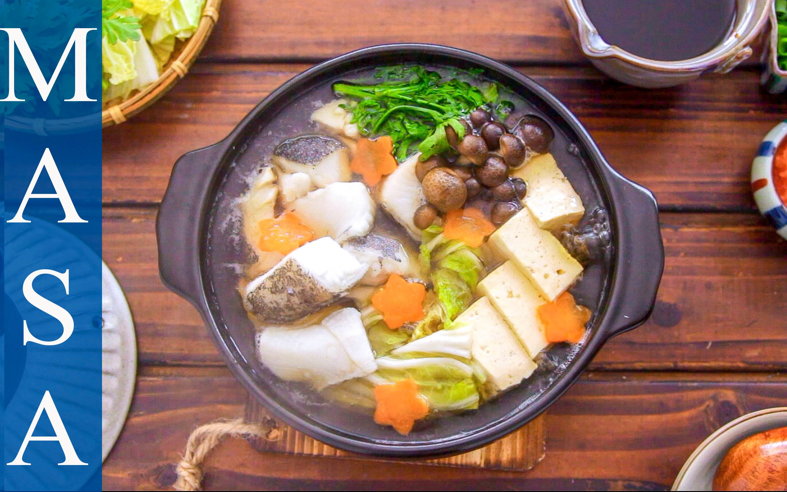 鳕鱼火锅 红叶萝卜尼/black cod hot pot momiji oroshi | masa料理