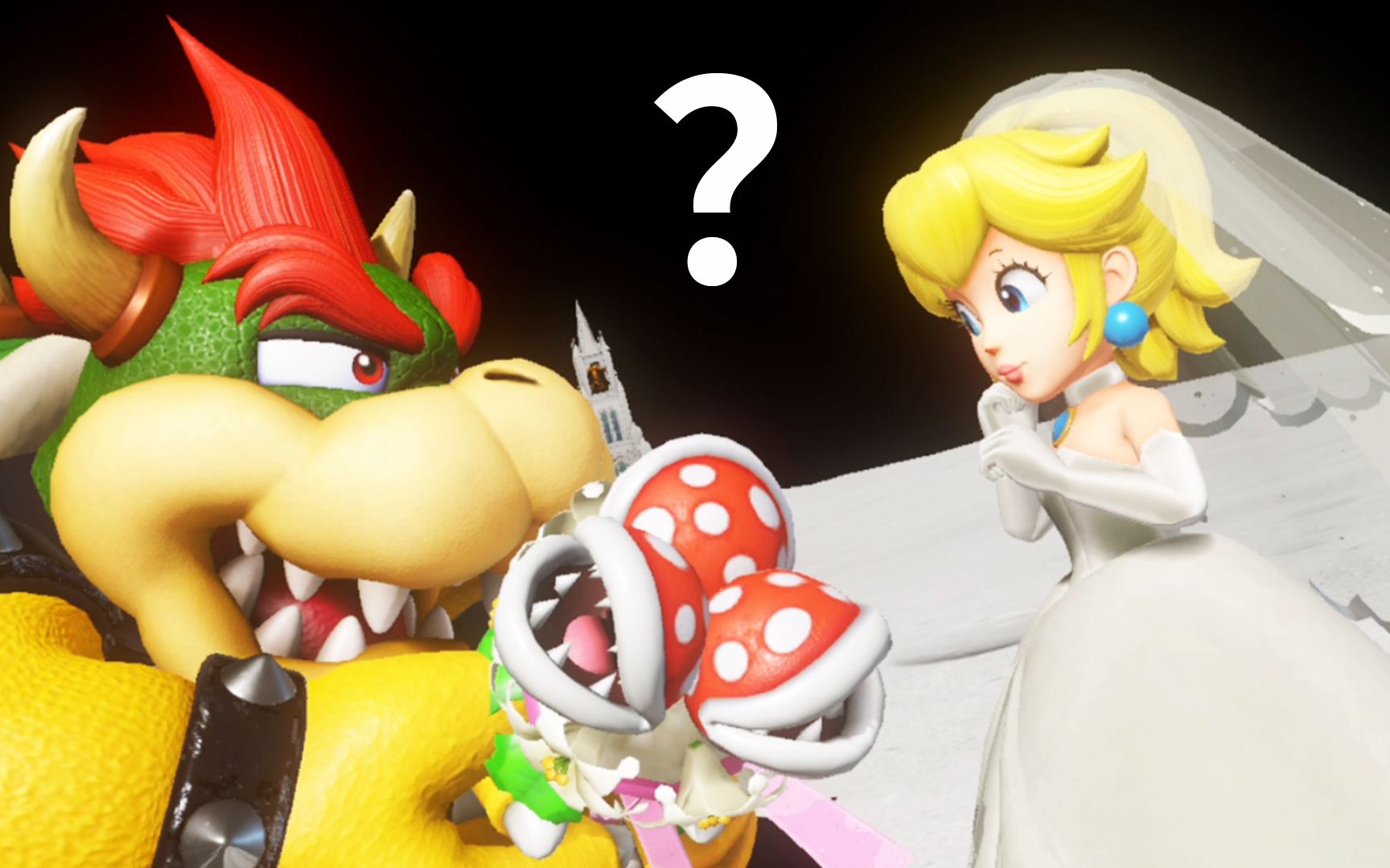 公主会嫁给酷霸王吗?我们上了月球!大结局,超级马里奥奥德赛#14