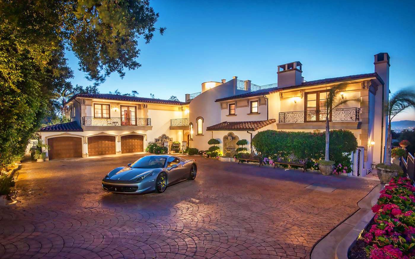 [图]Luxury Home‪ | 穆赫兰道精美地中海式庄园~13319 Mulholland Dr, Beverly Hills（洛杉矶 / 加州）