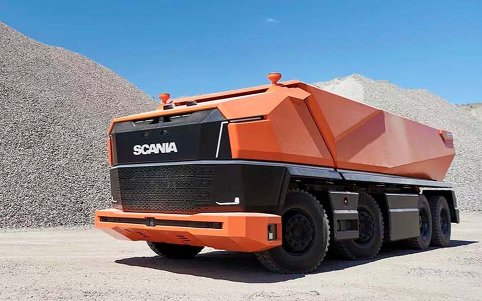 斯堪尼亚axl未来感十足的概念卡车