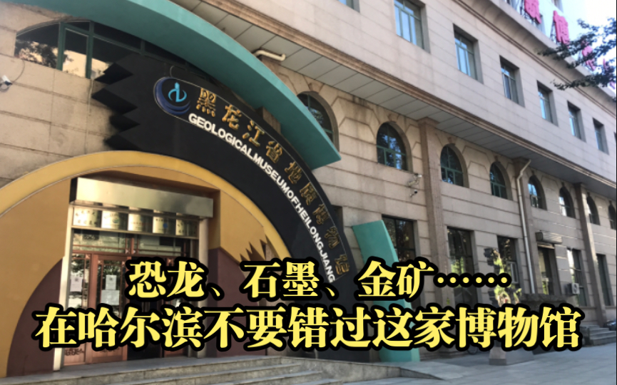 “黑龙江省地质博物馆”—恐龙、石墨、金矿……,宝藏黑龙江哔哩哔哩bilibili