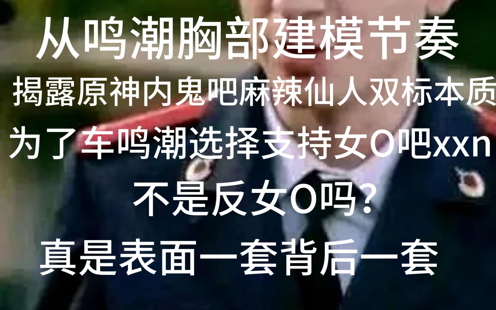 [图]从鸣潮胸部建模节奏来揭露原神内鬼吧的双标本质，为了车鸣潮选择相信女拳吧xxn，不是反女拳吗？表面一套背地一套