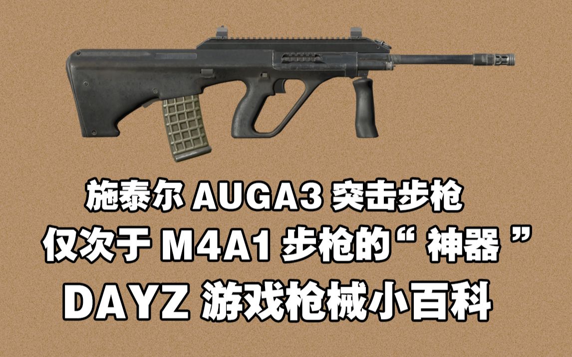 dayz游戏枪械小百科-仅次于m4a1步枪的"神器"-施泰尔auga3突击步枪!