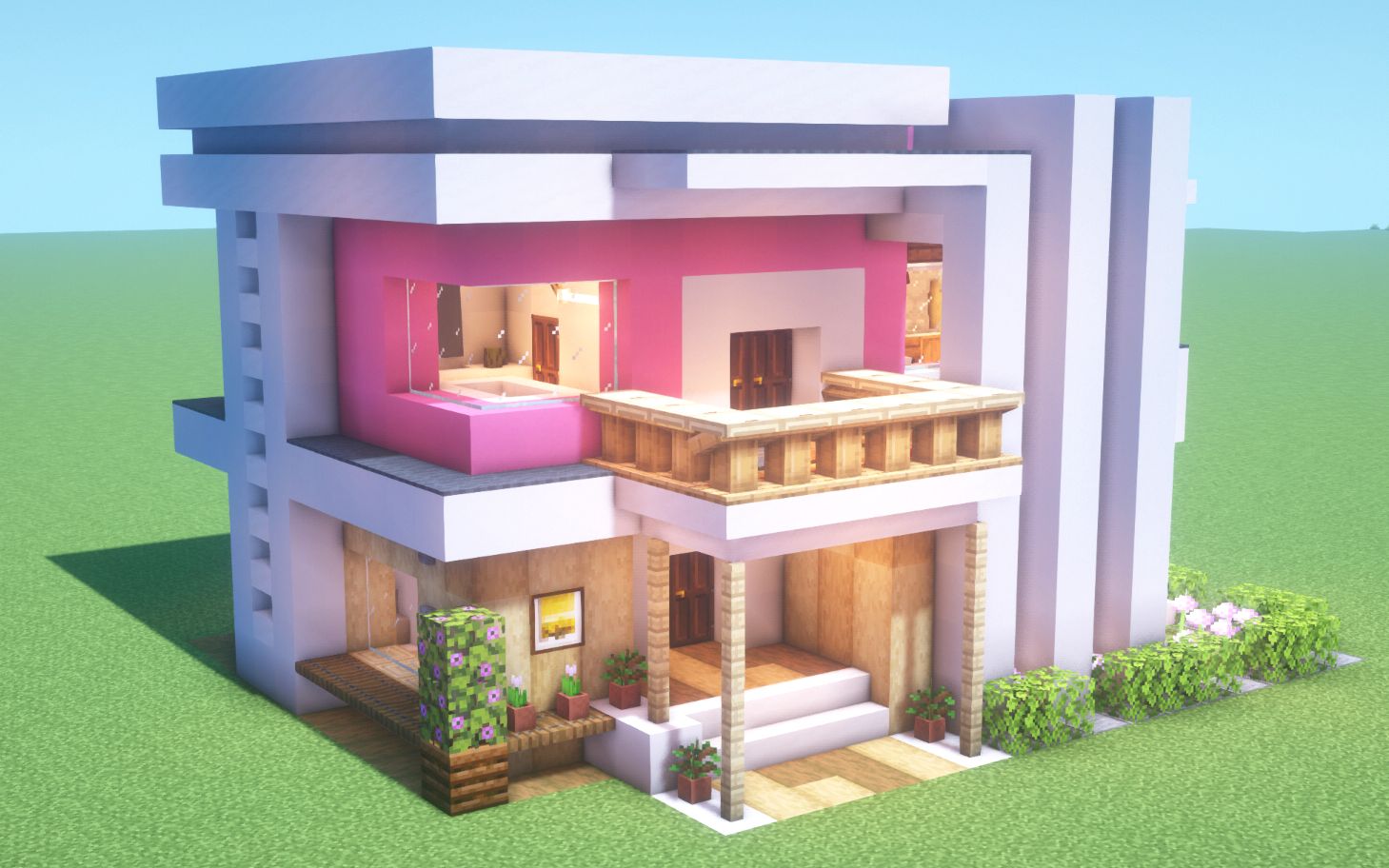 如何做粉色系现代别墅?这该死的少女心!