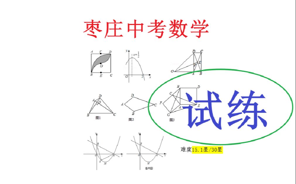 [图]枣庄市中考数学真题试练