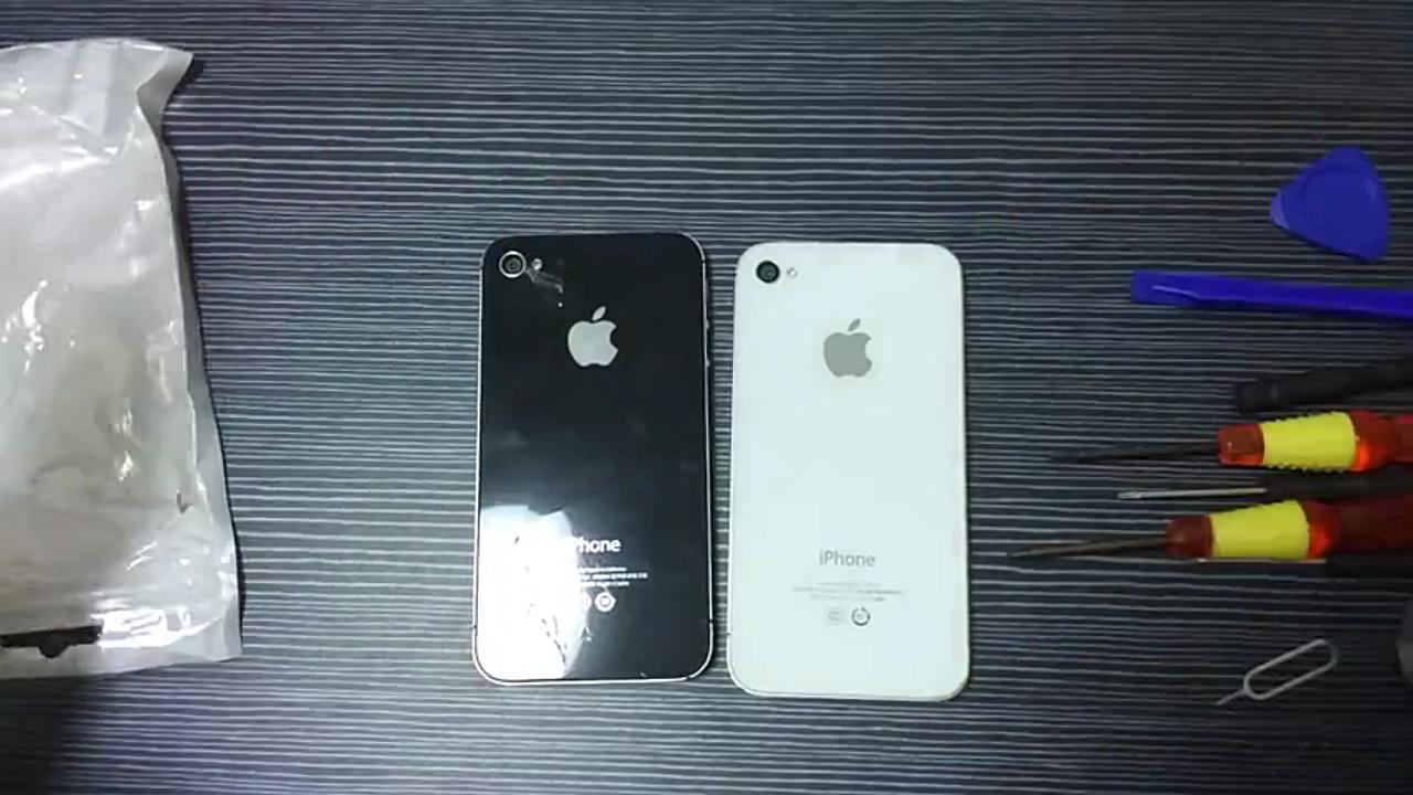 【瞎改】对换两台iPhone4s的后盖哔哩哔哩bilibili