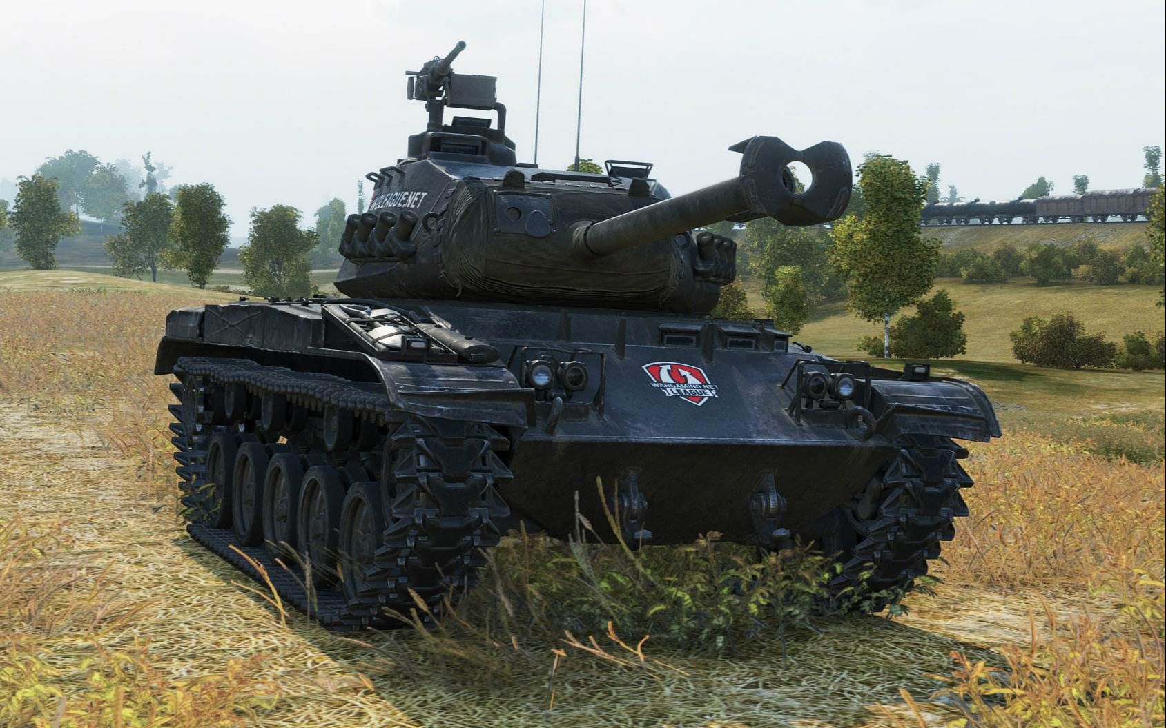 美系七级轻坦m41斗牛犬马利诺夫卡八级房点灯游走偷炮坦克世界闪击战