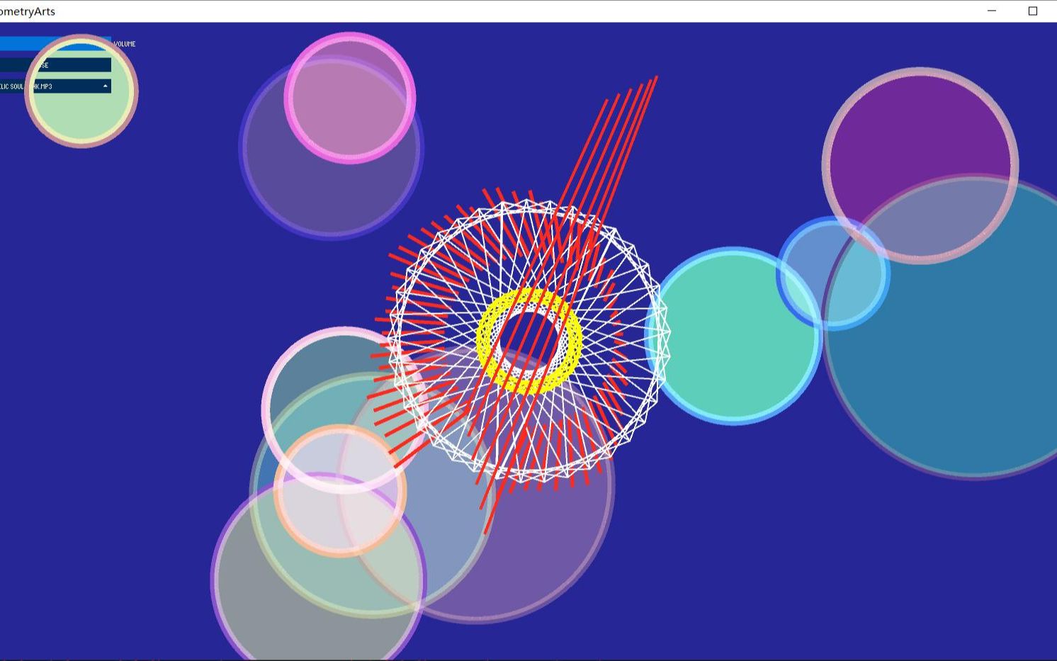 processing音乐可视化几何的艺术