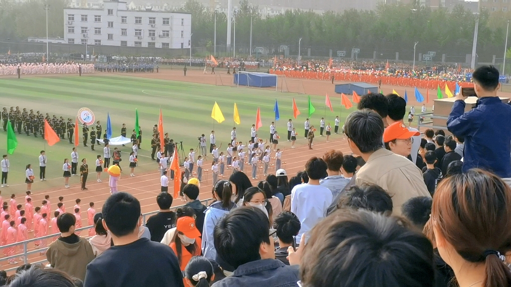 河南科技大学运动会河洛书院开幕式表演:河洛大鼓哔哩哔哩bilibili