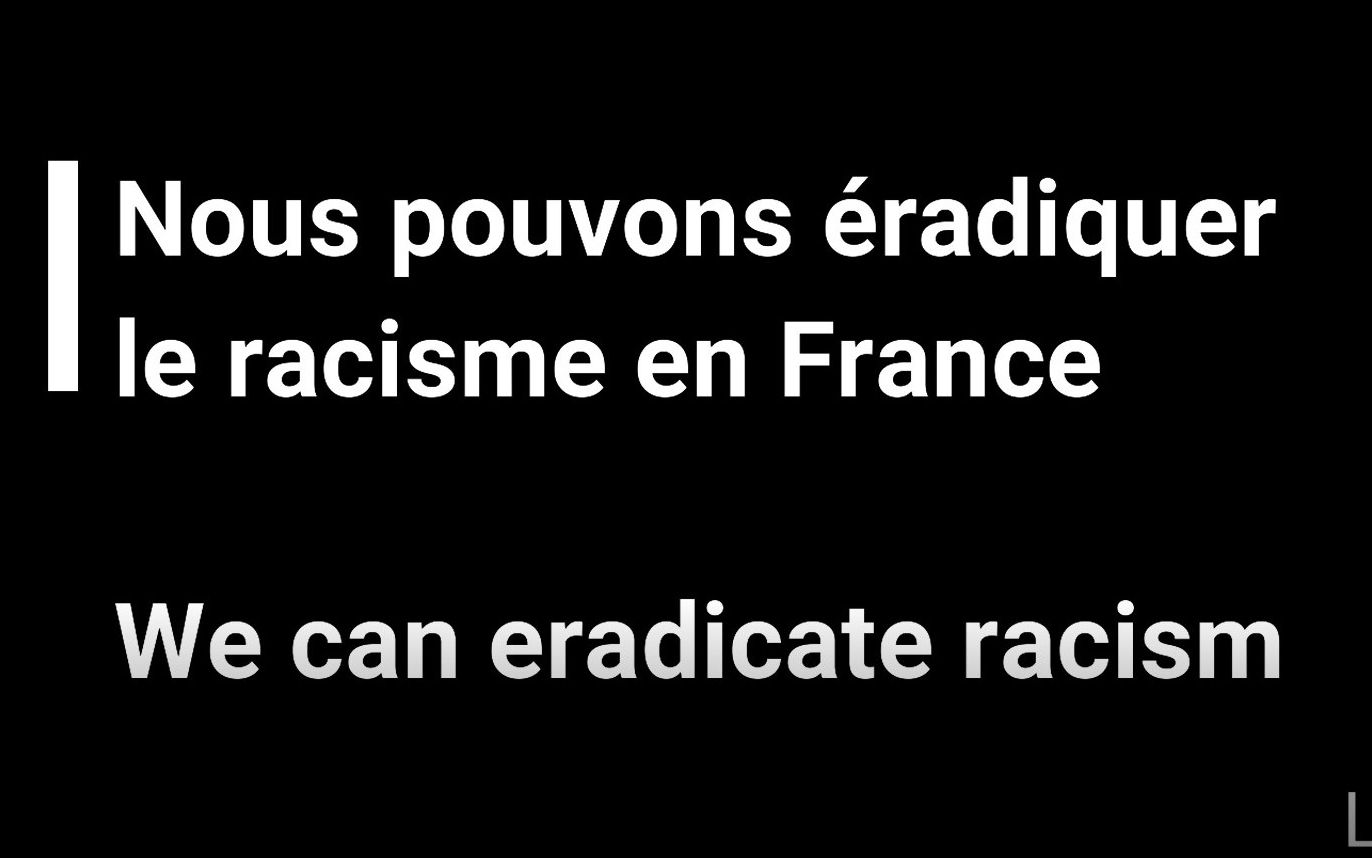 [图][法语朗读/外刊] 世界报 le monde 07.01报道 Nous pouvons éradiquer le racisme en France