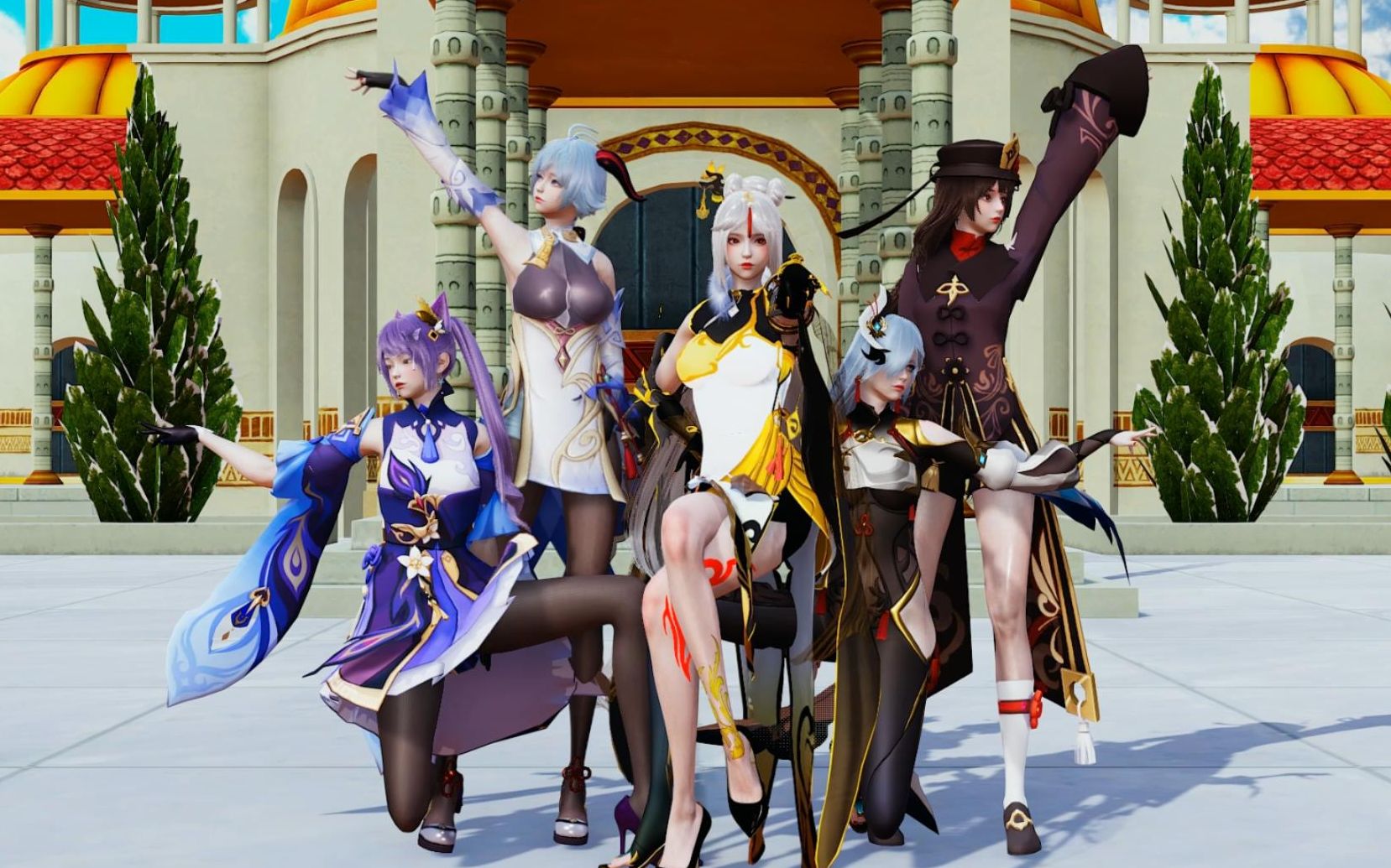 【hs2mmd】璃月女团-empire(凝光×刻晴×甘雨