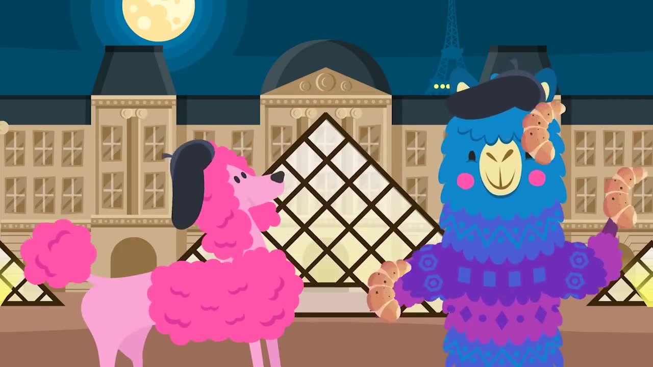 [图]paca alpaca ''Travel Around The World Song in English  Kids  ''