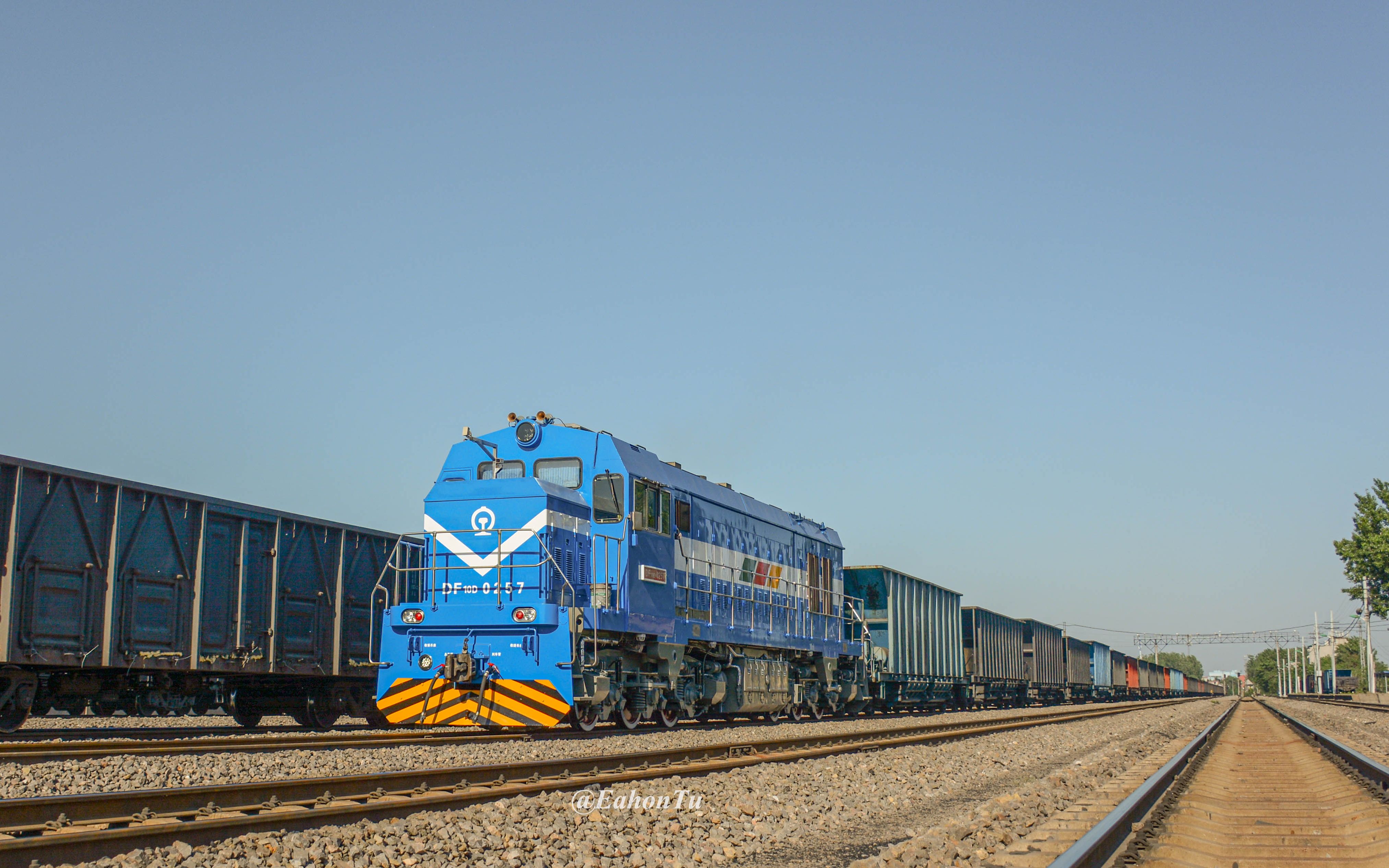 【地方铁路】记录平煤铁路特涂版df10d-0257