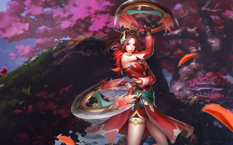 沐沐英魂之刃口袋版孙尚香丢人的第一视角