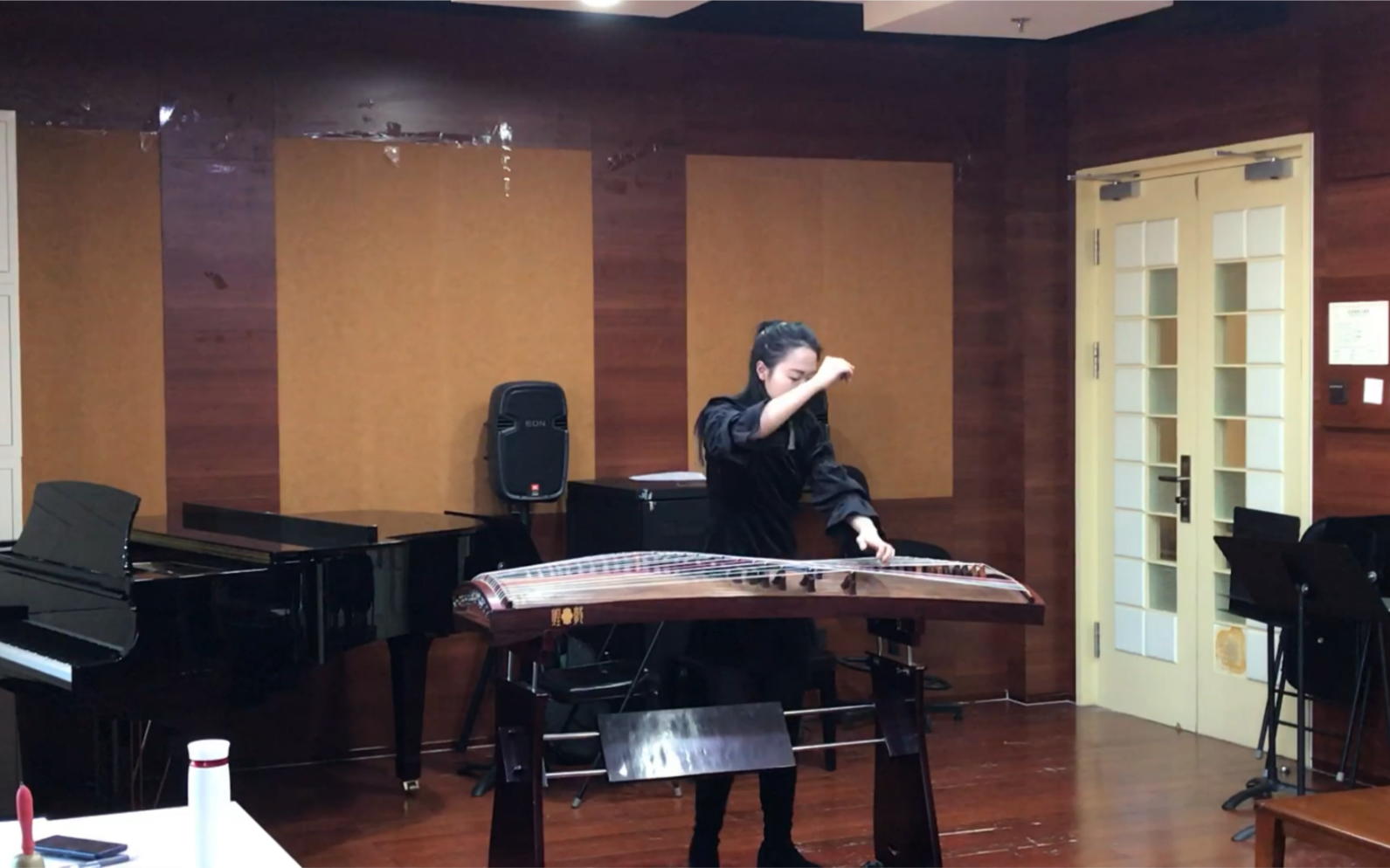 【中央音乐学院期末考试现场】多声筝曲《危险游戏》片段 演奏:张群卿