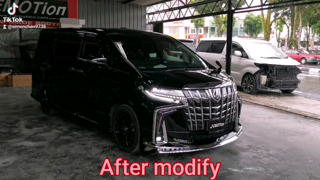 TOYOTA ALPHARD 201517 AGH30 CONVERT TO ALPHARD FACELIFT BODY PARTS AND BODY KIT哔哩哔哩bilibili