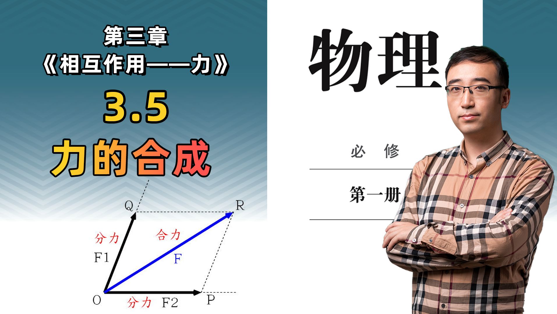 高中物理必修(一)3.5 力的合成哔哩哔哩bilibili