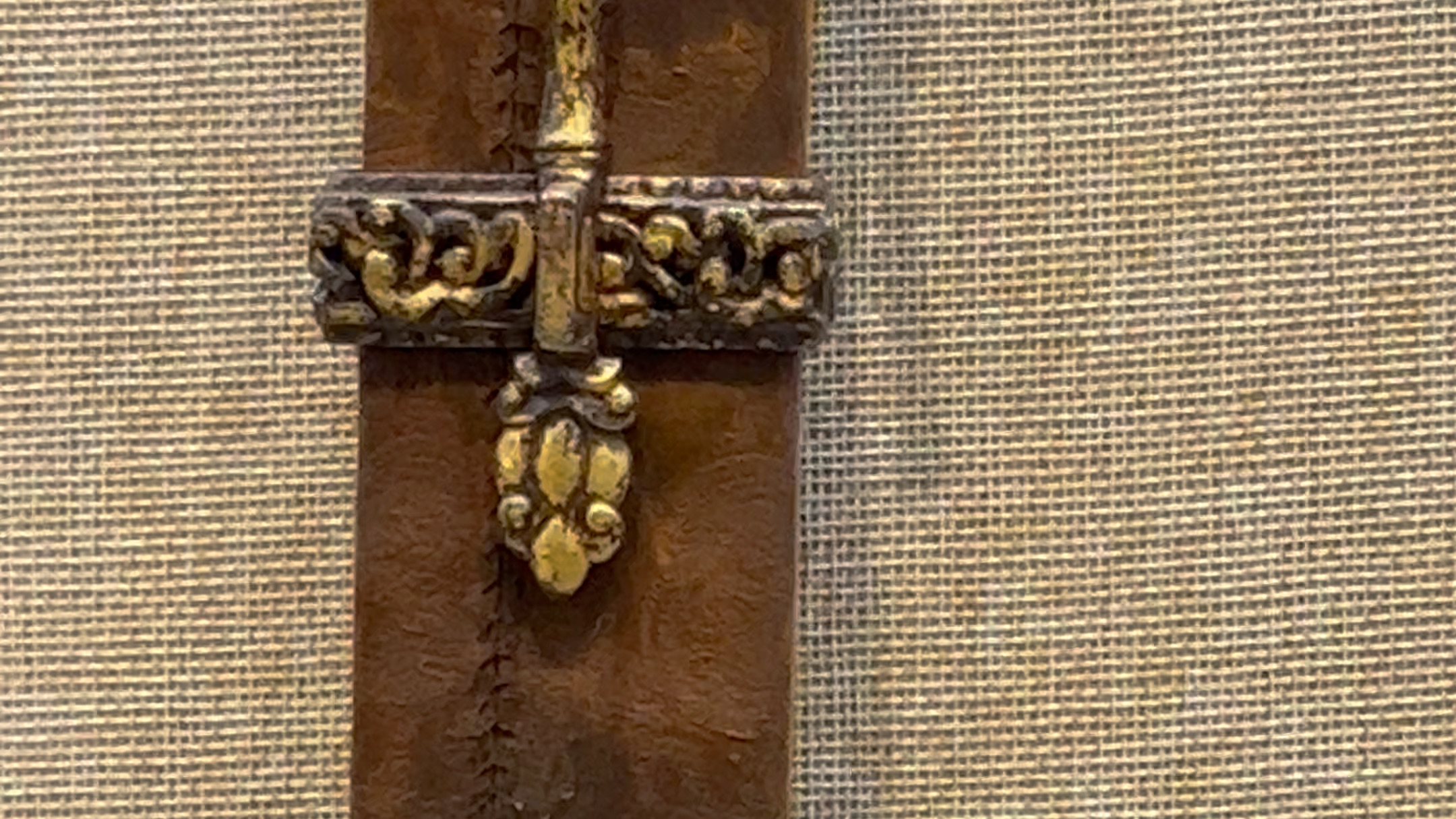 易水寒大哥的宝刀竟然是日本刀条子 合口 硕大铁翦金装具 超高级别