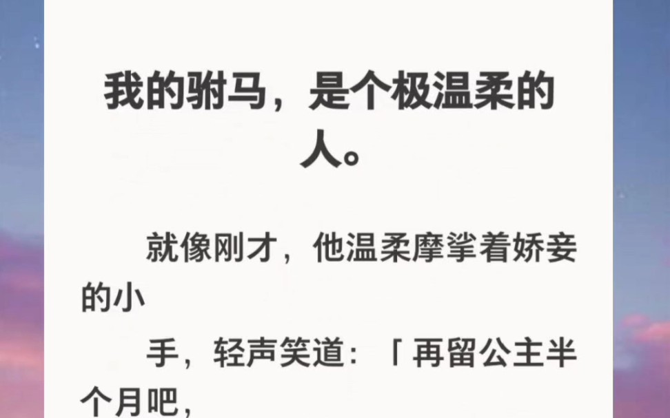 我的驸马,是个极温柔的人三年来第一次,房间里只剩下我一个人.哔哩哔哩bilibili