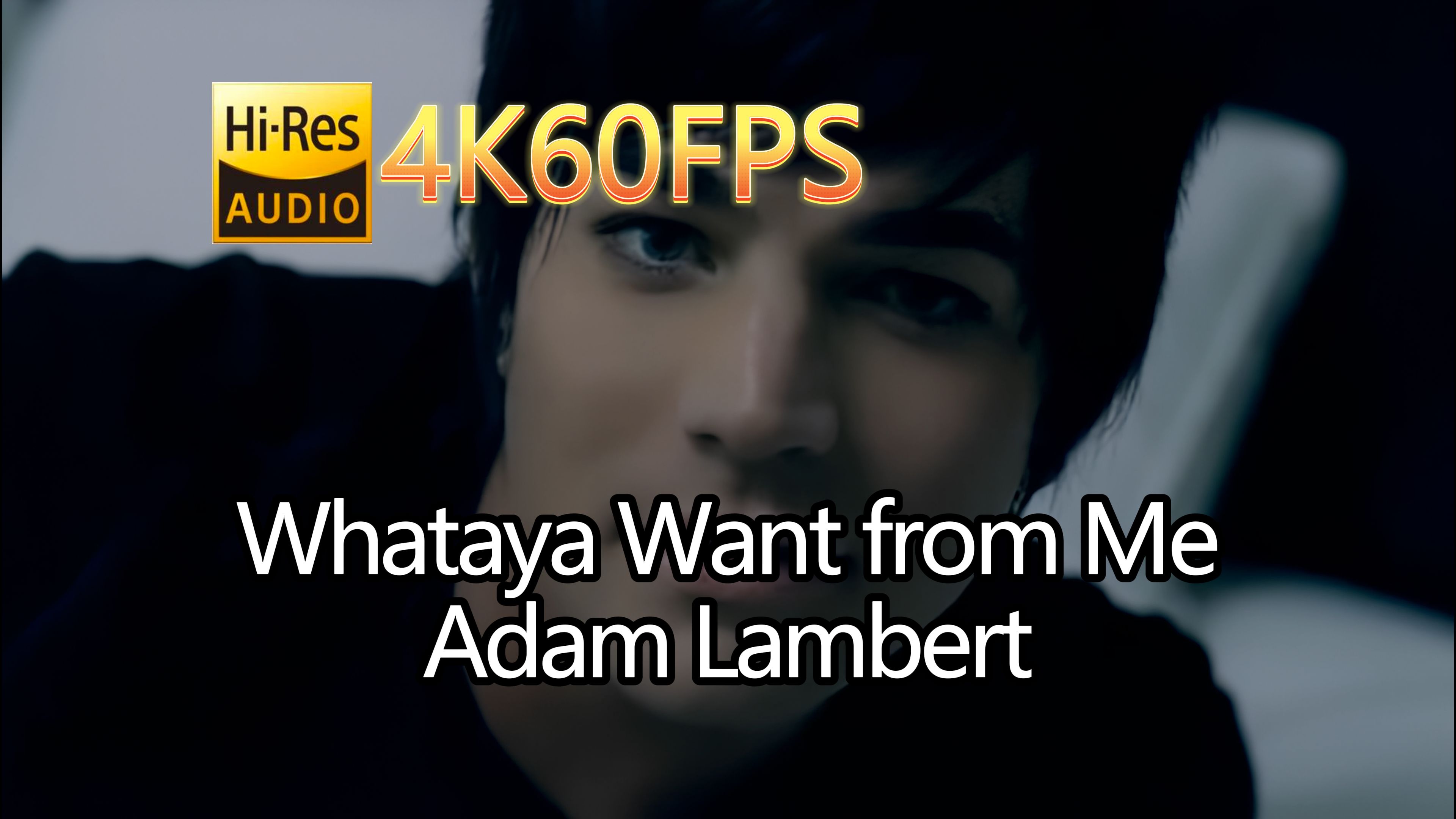 [图]Adam Lambert-Whataya Want from Me(无损音质4K60MV)[中英字幕]SQ(FLAC16/44)