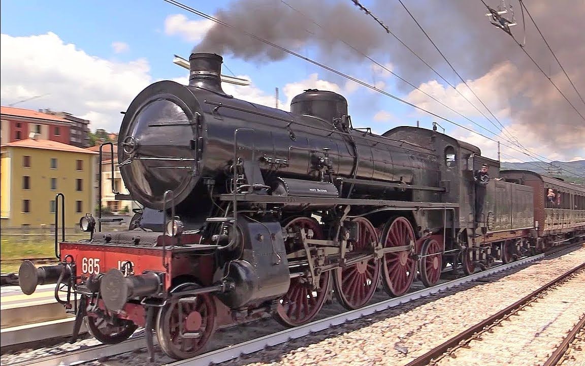 【历史悠久的意大利蒸汽机车】博洛尼亚→波雷塔 泰尔梅 超详细的火车