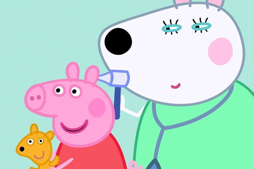 小猪佩奇抱着泰迪熊去哪里?益智画画游戏