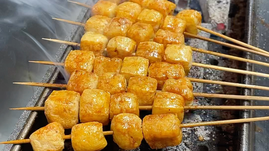 烧烤教程烤豆泡