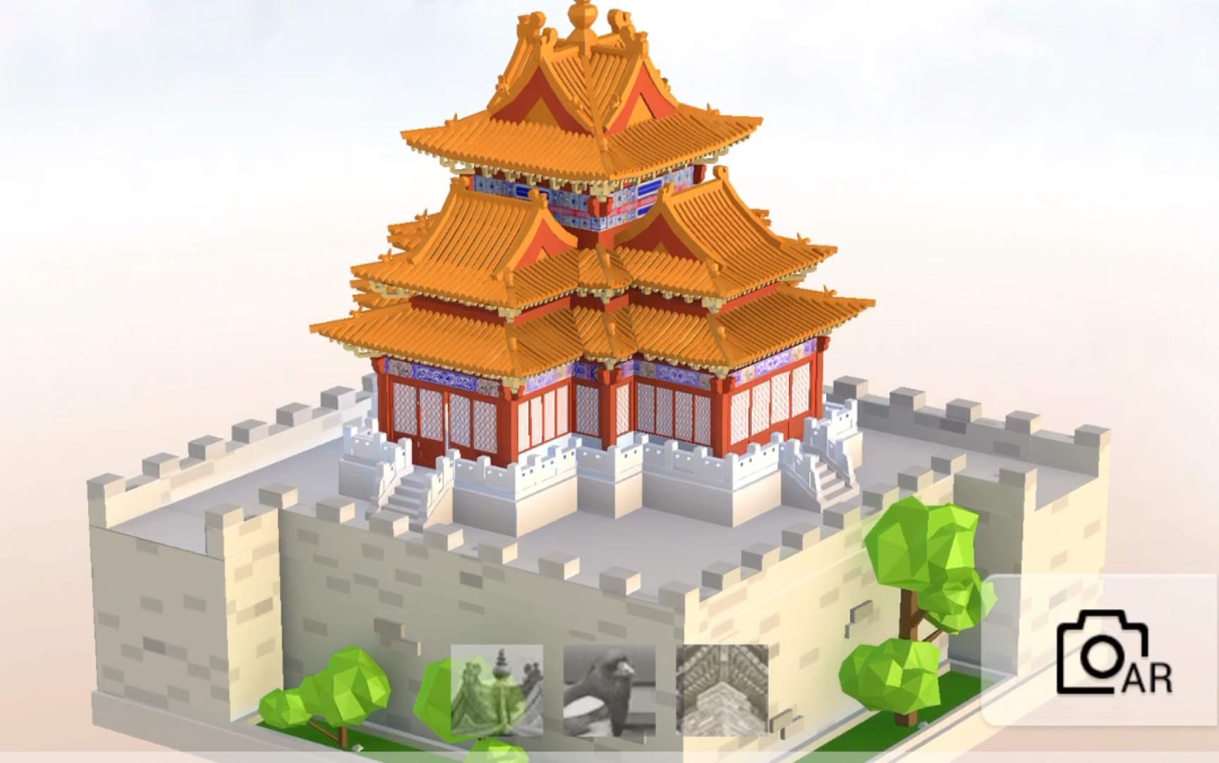 我爱拼模型北京故宫角楼