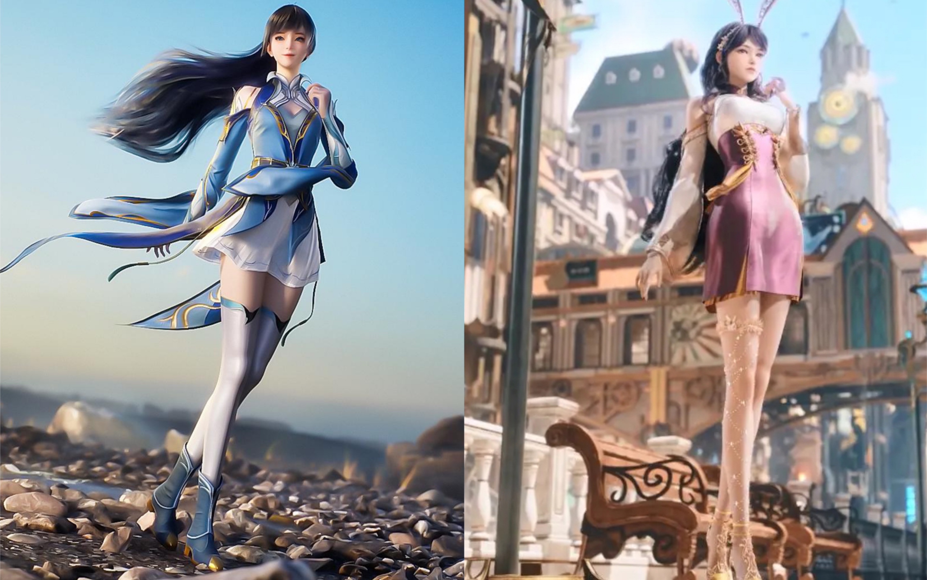 唐雅江楠楠的建模你更喜欢谁