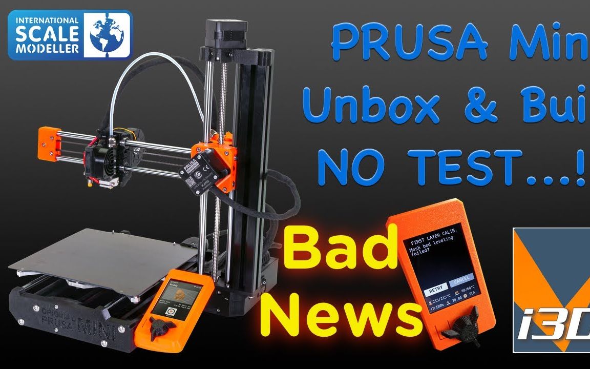 [图]ISM PRUSA Mini 开盒, 组装和评测 - 坏消息...!!