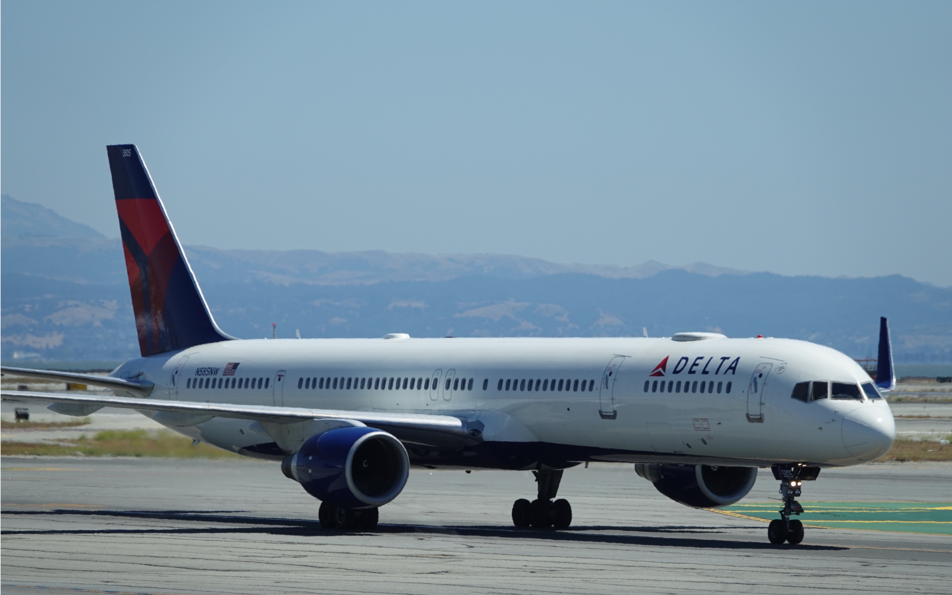 达美航空 757-300 旧金山起飞_哔哩哔哩_bilibili