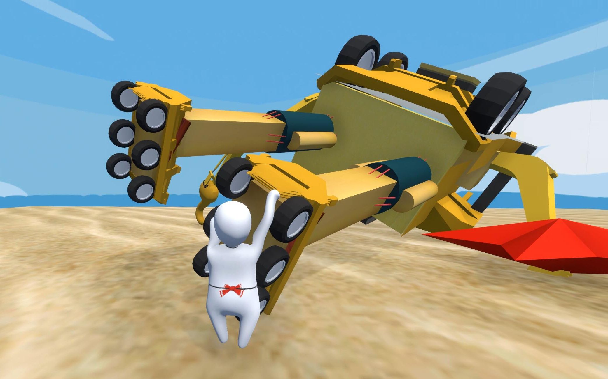 【乐美解说】人类一败涂地 我举起了超过身体数倍的机器人